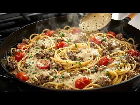 Dieser TRICK wird Sie überraschen! Unglaublich leckere Spaghetti - Nur 15 Minuten!