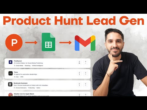 I Built a Lead Gen Robot That Works 24/7 (n8n + Product Hunt Automation Tutorial)