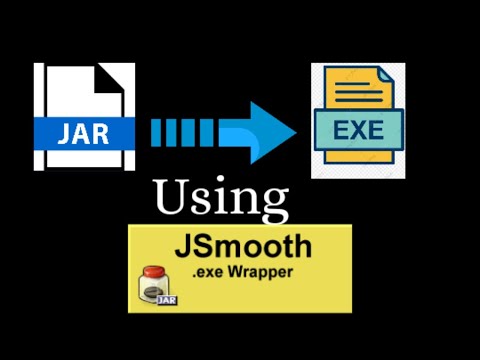 how to convert jar file to exe using jsmooth