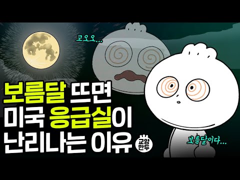 보름달이 뜨면 사건사고가 많이 발생한다?!｜외국인들이 보름달을 무서워하는 이유