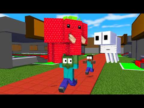 STRAWBERRY ELEPHANT in Steal a Brainrot - Minecraft Animation