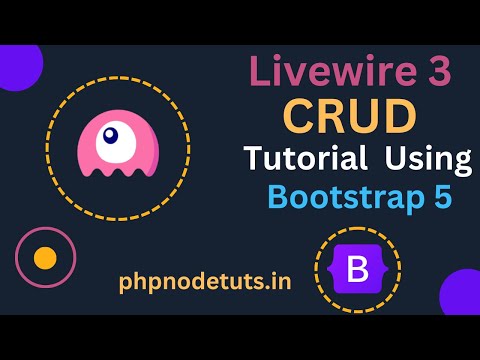 🔥Laravel Livewire 3 CRUD(CREATE, READ, UPDATE, DELETE) Tutorial Using Bootstrap 5 #Livewire3