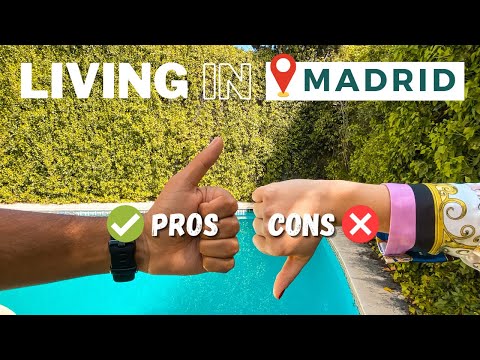WATCH BEFORE MOVING! 🇪🇸 | Pros and Cons of Living in Madrid Spain