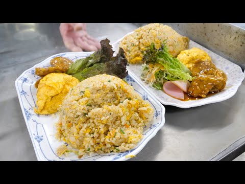 特大焼めし爆盛りラッシュ！信じられない神業注文さばきが炸裂する最強町中華丨Egg Fried Rice-Wok Skills In Japan