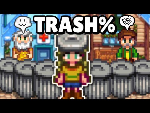 I beat Stardew Valley with ONLY garbage