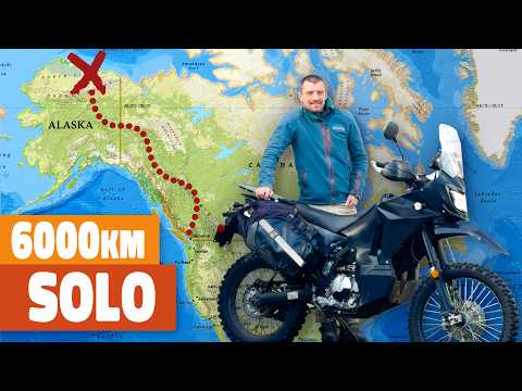 My DREAM Motorcycle Trip to Alaska as a BEGINNER (Full Film)