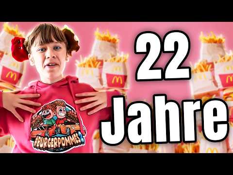 Das Burger Pommes Mädchen ist crazy...