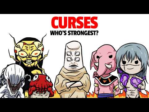 Top 10 CURSES Ranked WORST to BEST (Jujutsu Kaisen)
