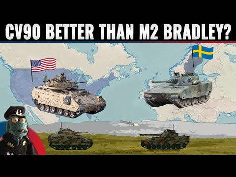 US M2 Bradley infantry fighting vehicle or Swedish CV90? Which is better suited for modern wars?