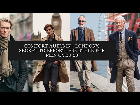 Comfort Autumn : London's Secret to Effortless Style for Men Over 50