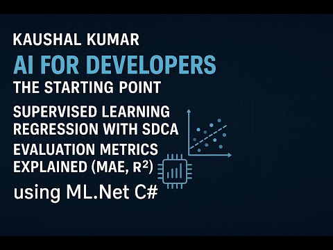 Regression with SDCA | Evaluation Metrics | ML.Net