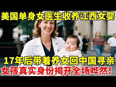 美国女医生收养江西女婴,17年后带着养女回中国寻亲!女孩真实身份揭开全场哗然【法制故事】