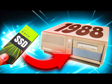 💥 I INSTALLED an SSD in a 40-year-old PC