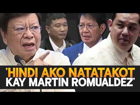 Sen. Marcoleta, 'hindi takot' kay Martin Romualdez; naglabas ng saloobin sa sesyon ng Senado