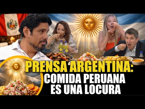 PROGRAMA ARGENTINO EN SHOCK: "COMIDA PERUANA NO TIENE COMPETENCIA, LLORÉ COMIENDO" 🇦🇷🤝🇵🇪