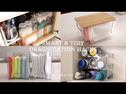SUB) 좁은 공간 똑똑한 정리 수납/ 작은 공간 100% 활용하는 수납 팁/ 현실적인 주방 정리수납 꿀팁/ Smart & Tidy Home Organization Hacks