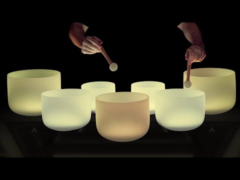 432 Hz Crystal Bowls Sound Bath | Deep Sleep And Relaxation