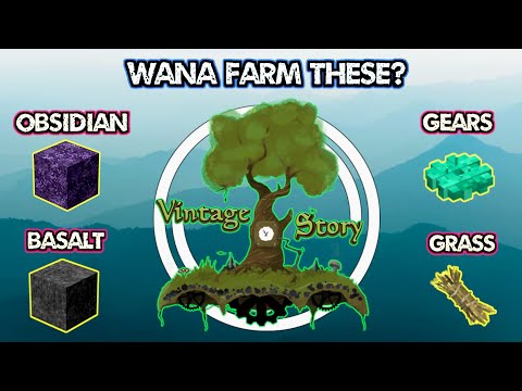 Secret Vintage Story Farm Tech (Obsidian, Basalt, Temporal Gears & Grass)