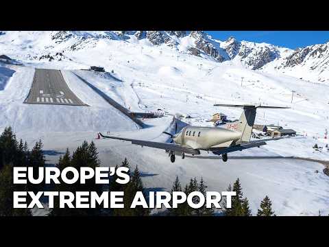 Fly to Europe’s Most EXTREME Airport: Courchevel