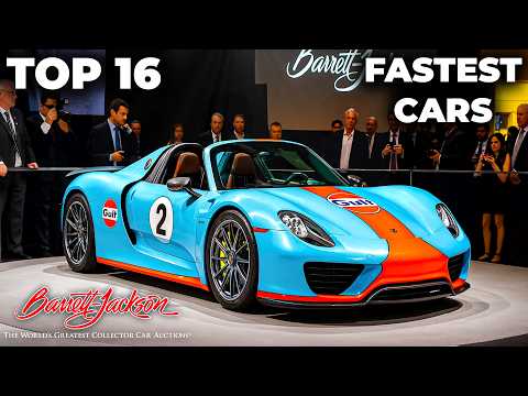 Top 16: Fastest Cars Ever Sold At Barrett Jackson