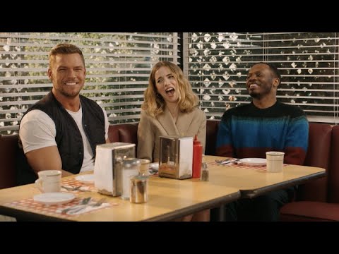 "Reacher" Cast enjoying Pie and Games with Alan Ritchson | IMDb