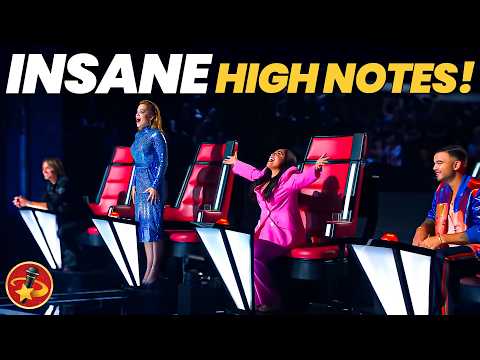 The LONGEST High Notes EVER in The Voice HISTORY! (7 – 17 Seconds 🤯)