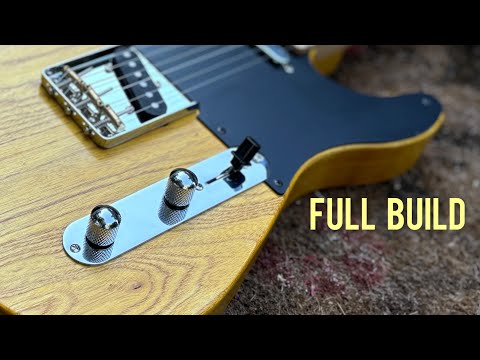 Telecaster scratch build - start to finish