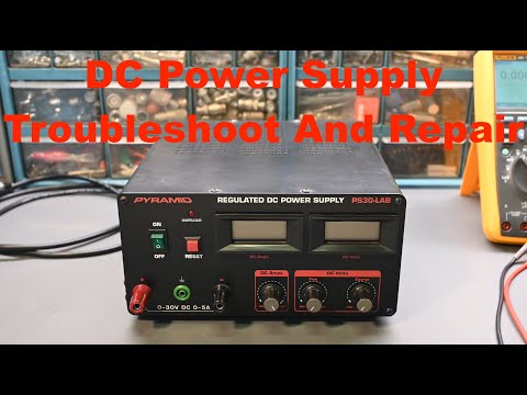 What Failed In This PS-30LAB DC Power Supply? Troubleshoot Without A Schematic