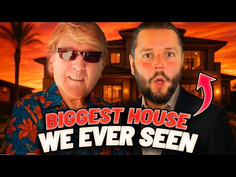 This was THE BIGGEST Mansion we SEEN!