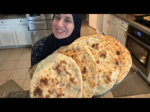 اسهل طريقة للخبز الفلسطيني البلدي