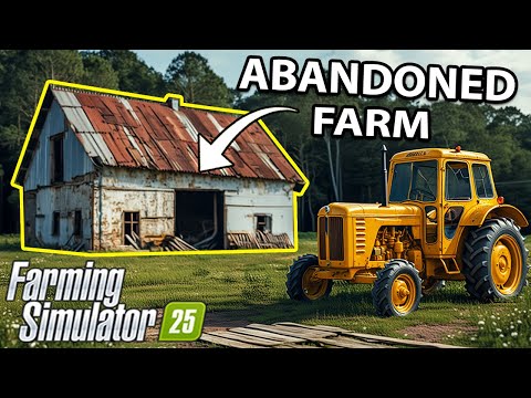 I survive 365 days on ABANDONED FARM with $0! What will happen?! Farming Simulator 25
