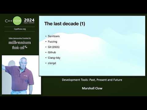 Closing Keynote: C++ Development Tools: Past, Present and Future - Marshall Clow - C++Now 2024