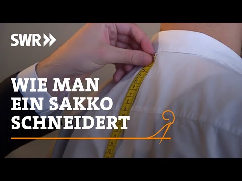 How to tailor a jacket | SWR Craftsmanship