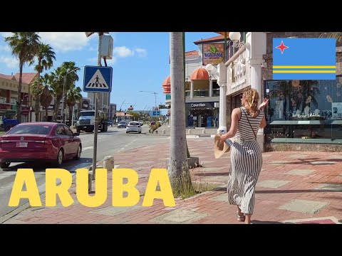 Walking in ORANJESTAD, ARUBA! 🇦🇼