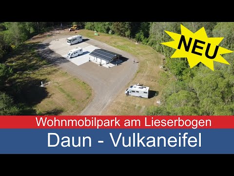 Daun - Wohnmobilpark am Lieserbogen - Wohnmobilstellplatz für 43 Reisemobile - Eifel