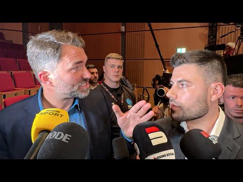 'CONOR WILL ATTACK EUBANK ON SIGHT!' Eddie Hearn & Ben Shalom GO AT IT after EGG SLAP
