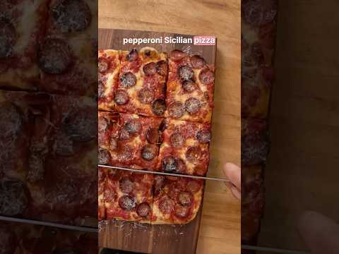 Spicy Sicilian Pizza in the Wonder Oven Pro!