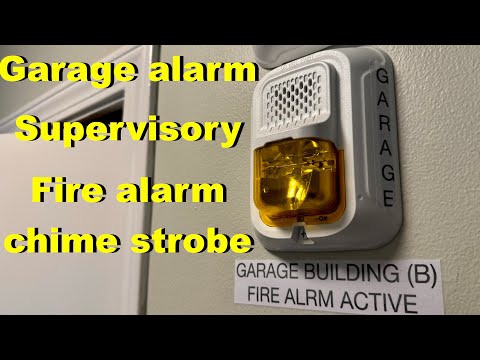Installing Fire alarm Amber Chime Strobe | Garage System to Houses System Supervisory Tie-in