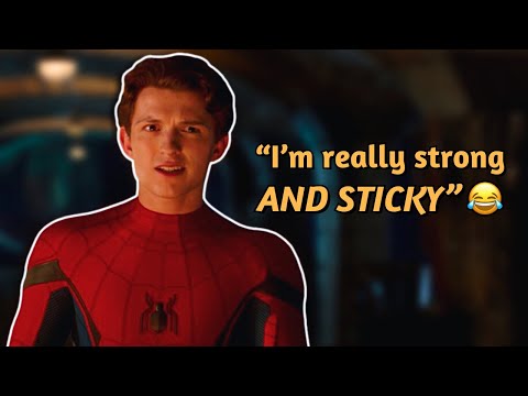 Tom Holland being the FUNNIEST Spider Man for almost 20 minutes straight
