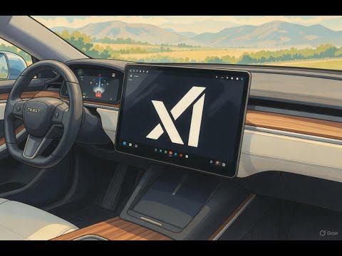 Grok语音改变了电动汽车的游戏规则！ #grok #特斯拉 #电动汽车