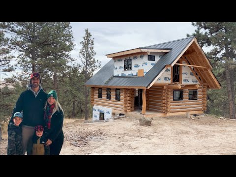 From Trees to Home: 2-year Off-Grid Log Cabin Build- DIY Recap