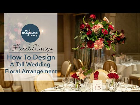 How to Make Tall Floral Arrangement