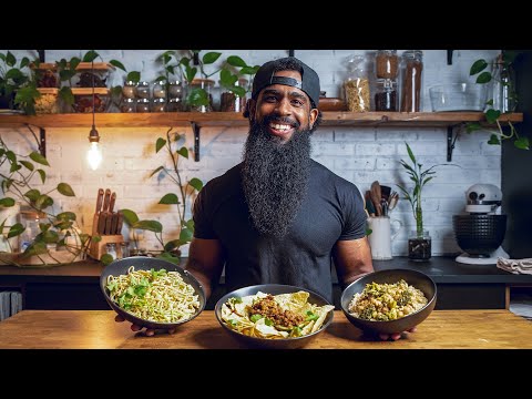What I Eat in a Day | High Protein Vegan Easy Dinner Recipes