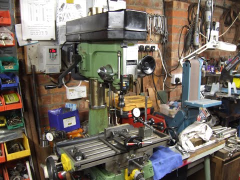 Round column milling machine modifications