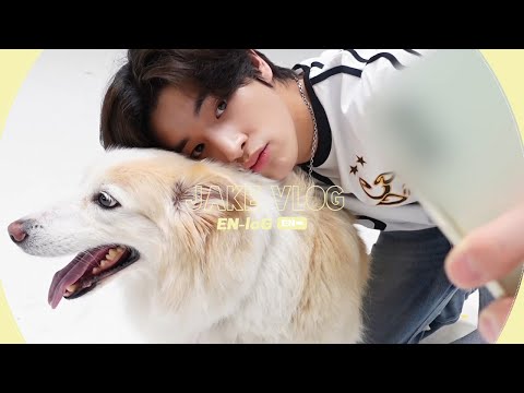 [EN-loG] A Special Day With Layla🥰 Pup Meets Pup💛 HAPPY JAKE loG🦮- ENHYPEN