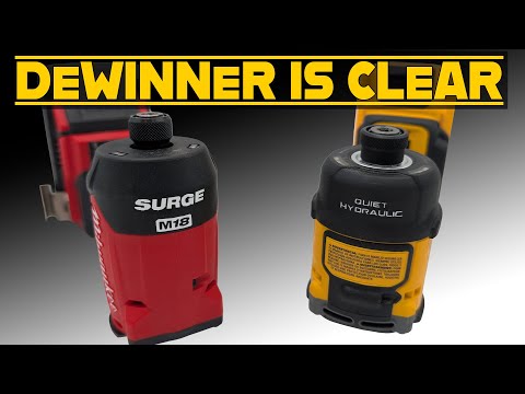 New Milwaukee Surge Impact Driver Compared to DeWALT Quiet Hydraulic!