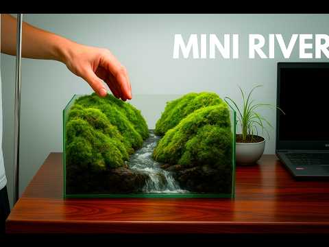 I Made a Mini River Terrarium for my Table, Here's how! 
