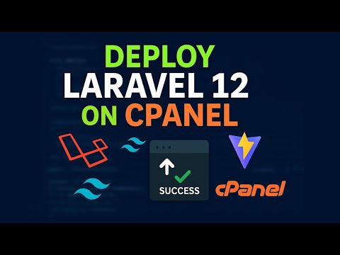 How to deploy Laravel Tailwind CSS  (Vite) project on cPanel 2025