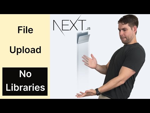 File Upload in Next.js 13 App Directory with NO libraries! Client and React Server Components!
