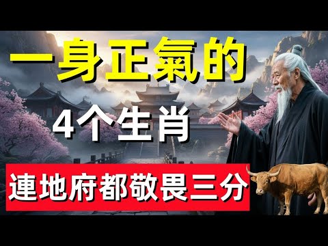 ⛩️☯🐉這4大生肖正氣護身、浩然長存！連冥界都不敢輕犯，你是否天生自帶正能量？#修行思維 #修行 #福報 #禪 #道德經 #覺醒 #開悟 #禅修⛩️☯🐉